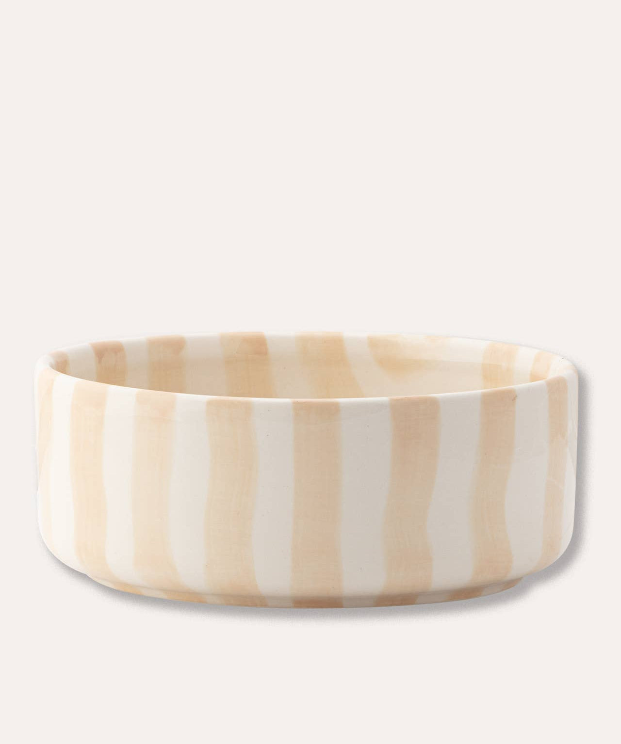 Magazin Minori - STRIPES Schale | boho beige - ROSA ECK - Beige, Schüssel,