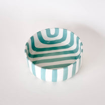 Magazin Minori - STRIPES Schale mit Streifen • Amalfi Mint - Schüssel - ROSA ECK