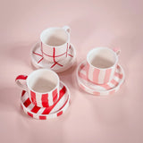 Magazin Minori - STRIPES Tasse (300 ml) • incanto rose - Kaffee - und Teetasse - ROSA ECK Concept Store
