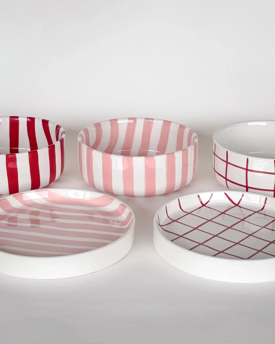 Magazin Minori - STRIPES Tasse (300 ml) • incanto rose - Kaffee - und Teetasse - ROSA ECK Concept Store