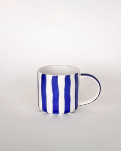 Magazin Minori - STRIPES Tasse (300 ml) • mare blue - Kaffee - und Teetasse - ROSA ECK Concept Store