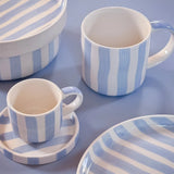 Magazin Minori - STRIPES Tasse (300 ml) • morning azzurro - ROSA ECK Concept Store