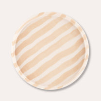 Magazin Minori - STRIPES Teller | boho beige - ROSA ECK - Beige, ,