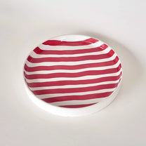 Magazin Minori - STRIPES Teller • tramonto red - Teller - ROSA ECK Concept Store