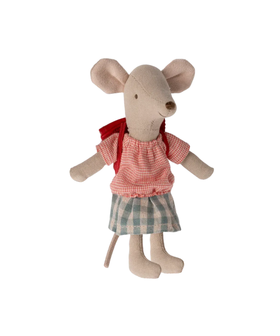 Maileg - Dreiradmaus Große Schwester • Rot - Spielzeug - ROSA ECK Concept Store