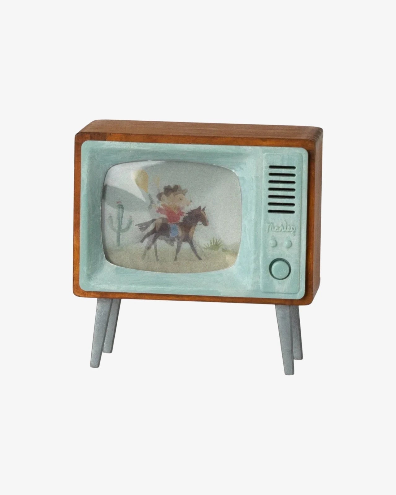 Maileg - Fernseher für Puppenhaus - ROSA ECK