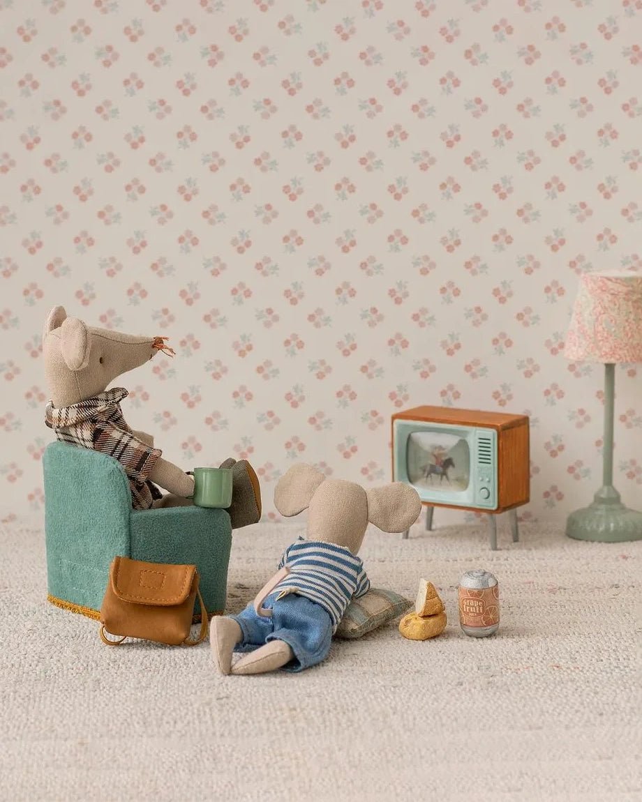 Maileg - Fernseher für Puppenhaus - ROSA ECK