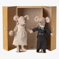 Maileg - Hochzeitsmäuse Paar in Box • Mama und Papa - ROSA ECK