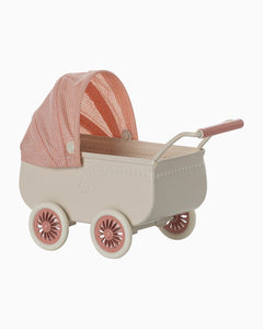 Maileg - Kinderwagen für Maileg - Maus • Koralle - ROSA ECK