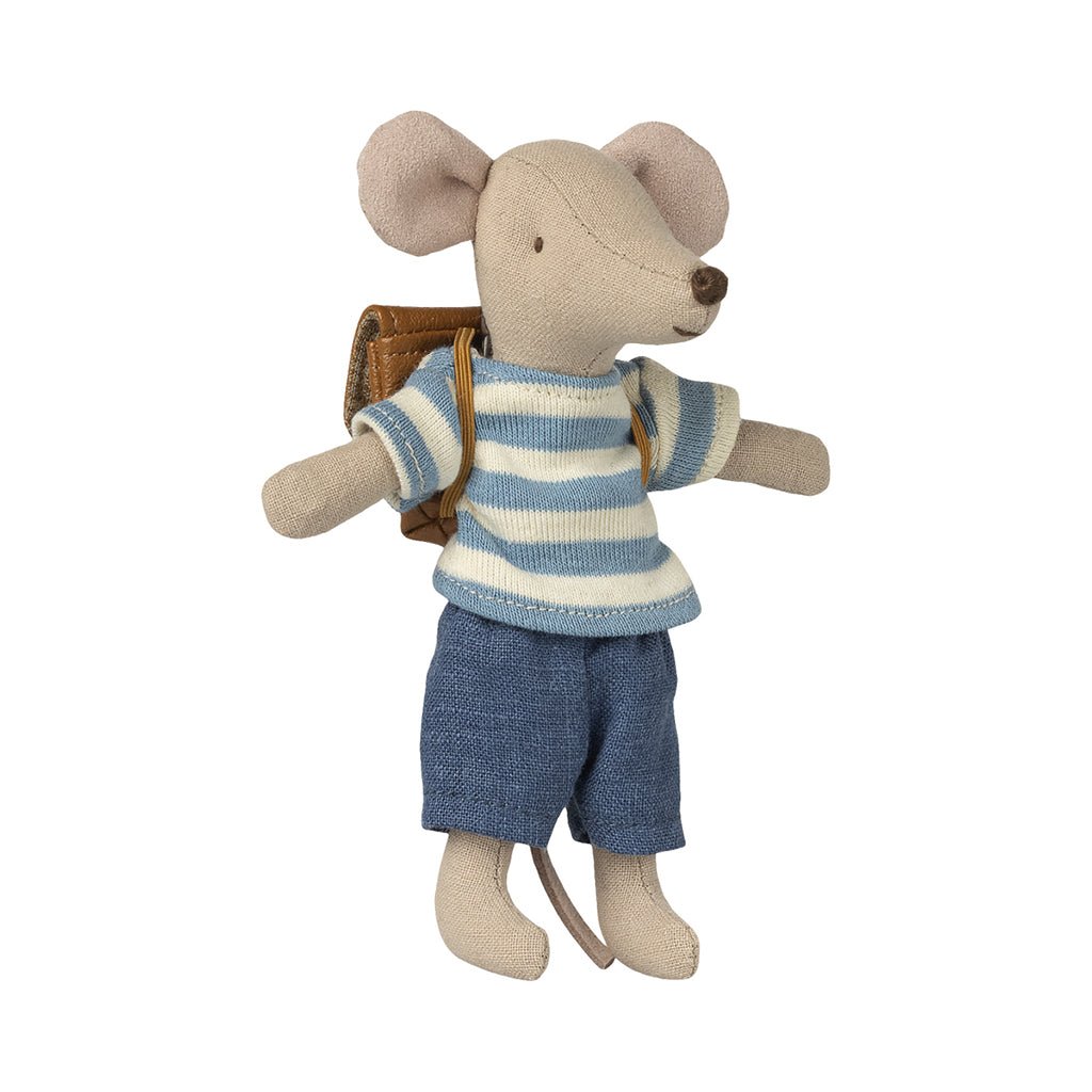 Maileg - Kleidung und Tasche – Großer Bruder Maus • Braun - ROSA ECK