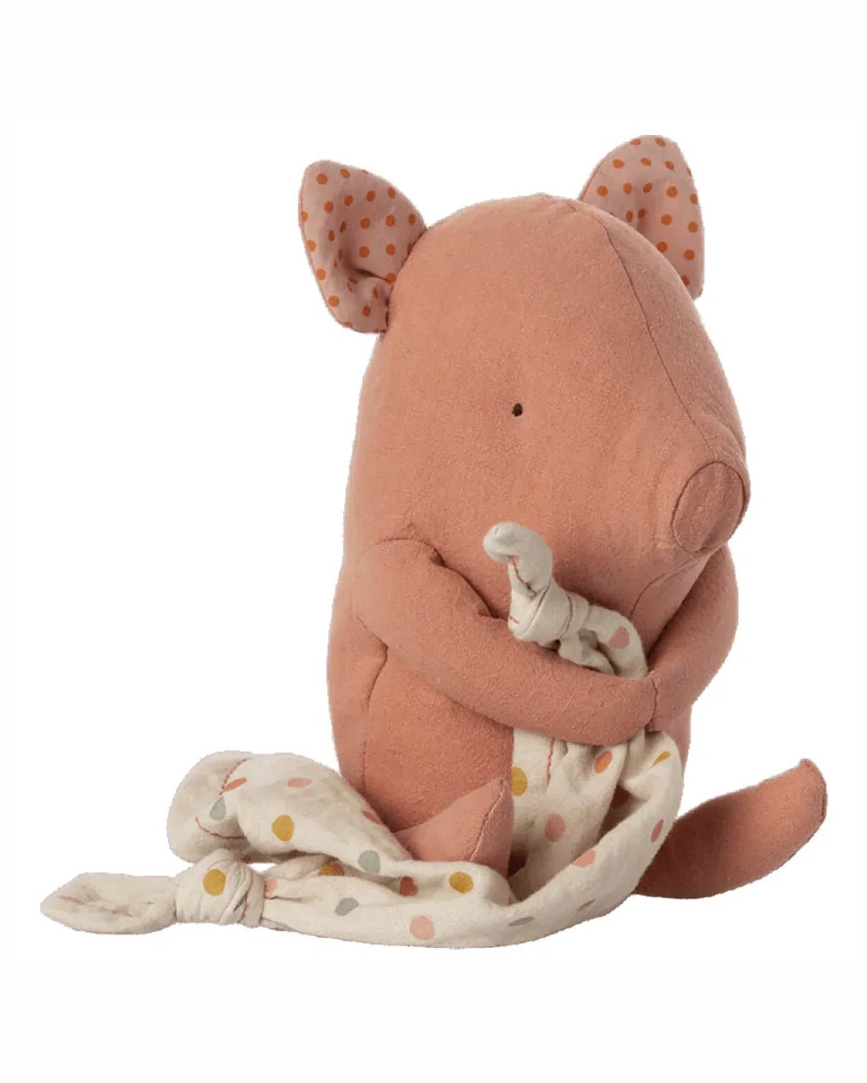 Maileg - LULLABY FRIENDS Mini Schwein Kuscheltier • Rose - ROSA ECK