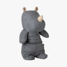 Maileg - SAFARI FRIENDS Nashorn Kuscheltier • Medium - Staubblau - Stofftier - ROSA ECK