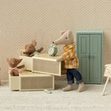 Maileg - Schläfrige Babymaus in Matchbox • Rose - ROSA ECK