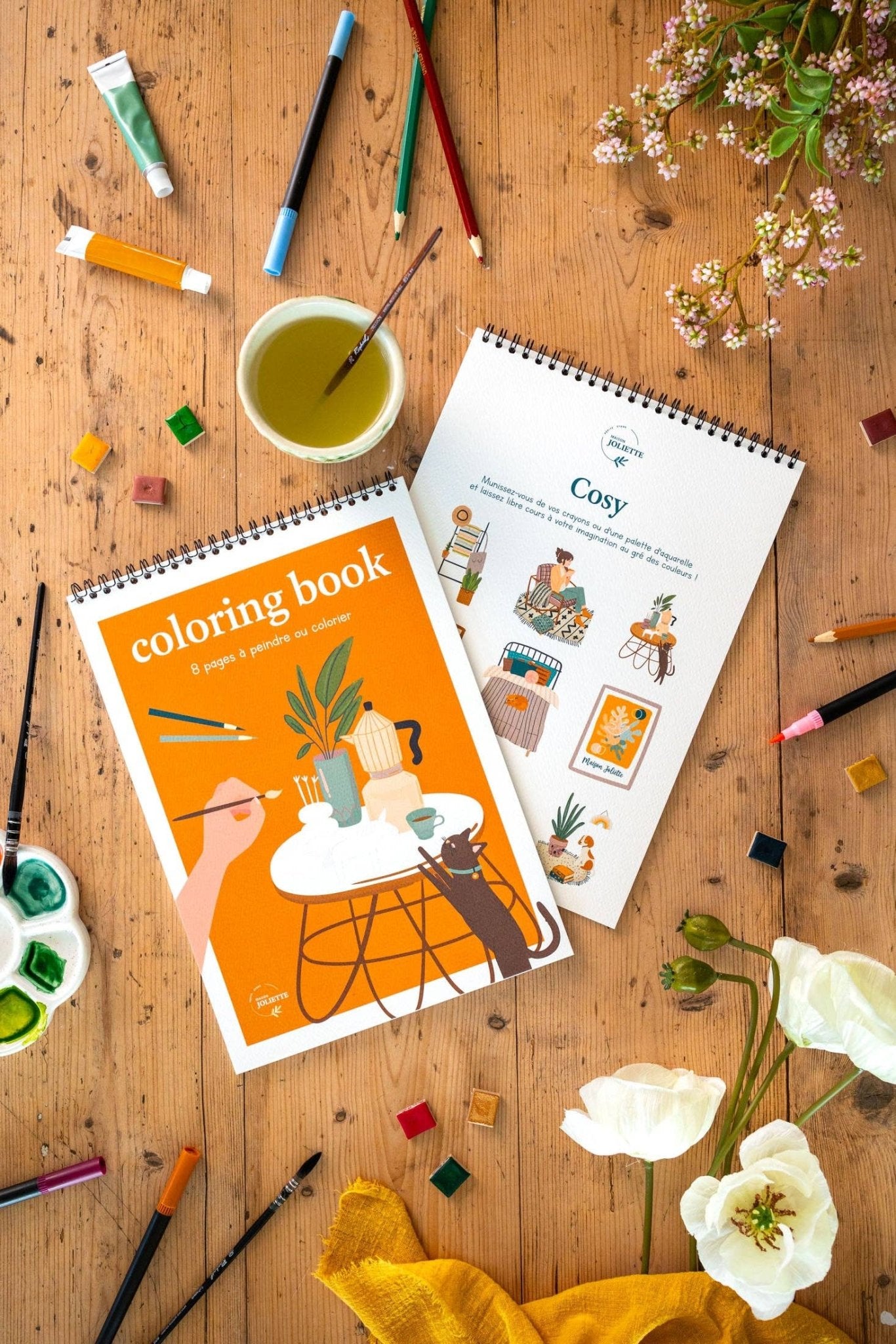 Maison Joliette - Malbuch (A4) • Cozy - ROSA ECK