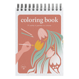 Maison Joliette - Malbuch (A6) • Floral 1 - ROSA ECK