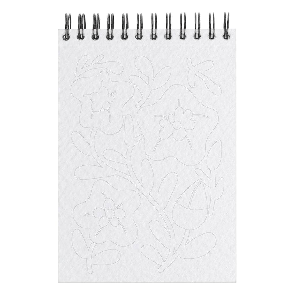 Maison Joliette - Malbuch (A6) • Floral 2 - ROSA ECK