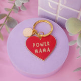 MALICIEUSE - POWER MAMA Schlüsselanhänger - ROSA ECK