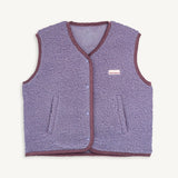 Happymess Merino Weste Lilac Cloud