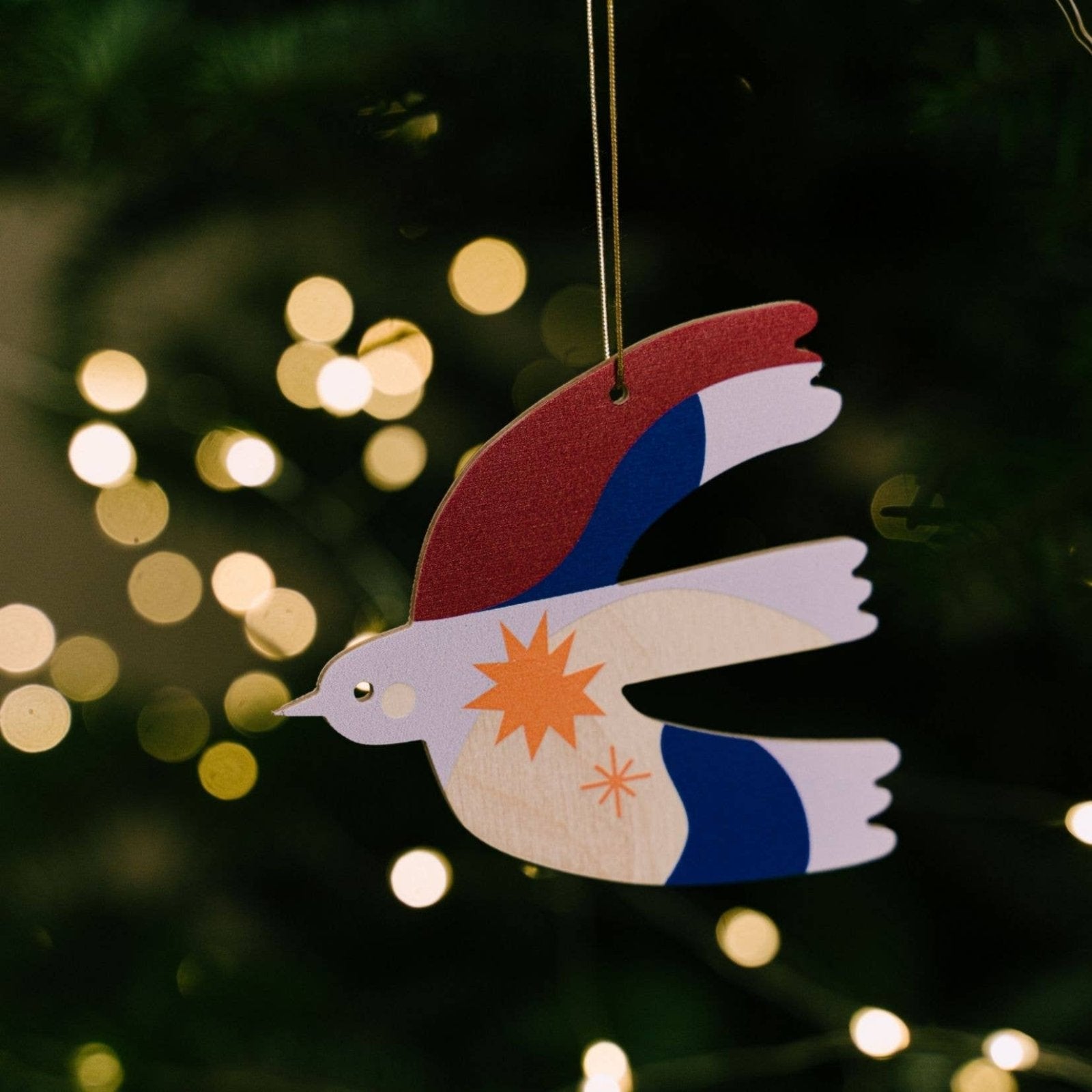 milin - Weihnachtsanhänger aus Holz • Bird - Dekoration - ROSA ECK