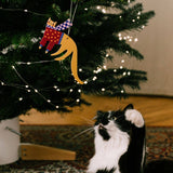 milin - Weihnachtsanhänger aus Holz • Cute Cat - Dekoration - ROSA ECK