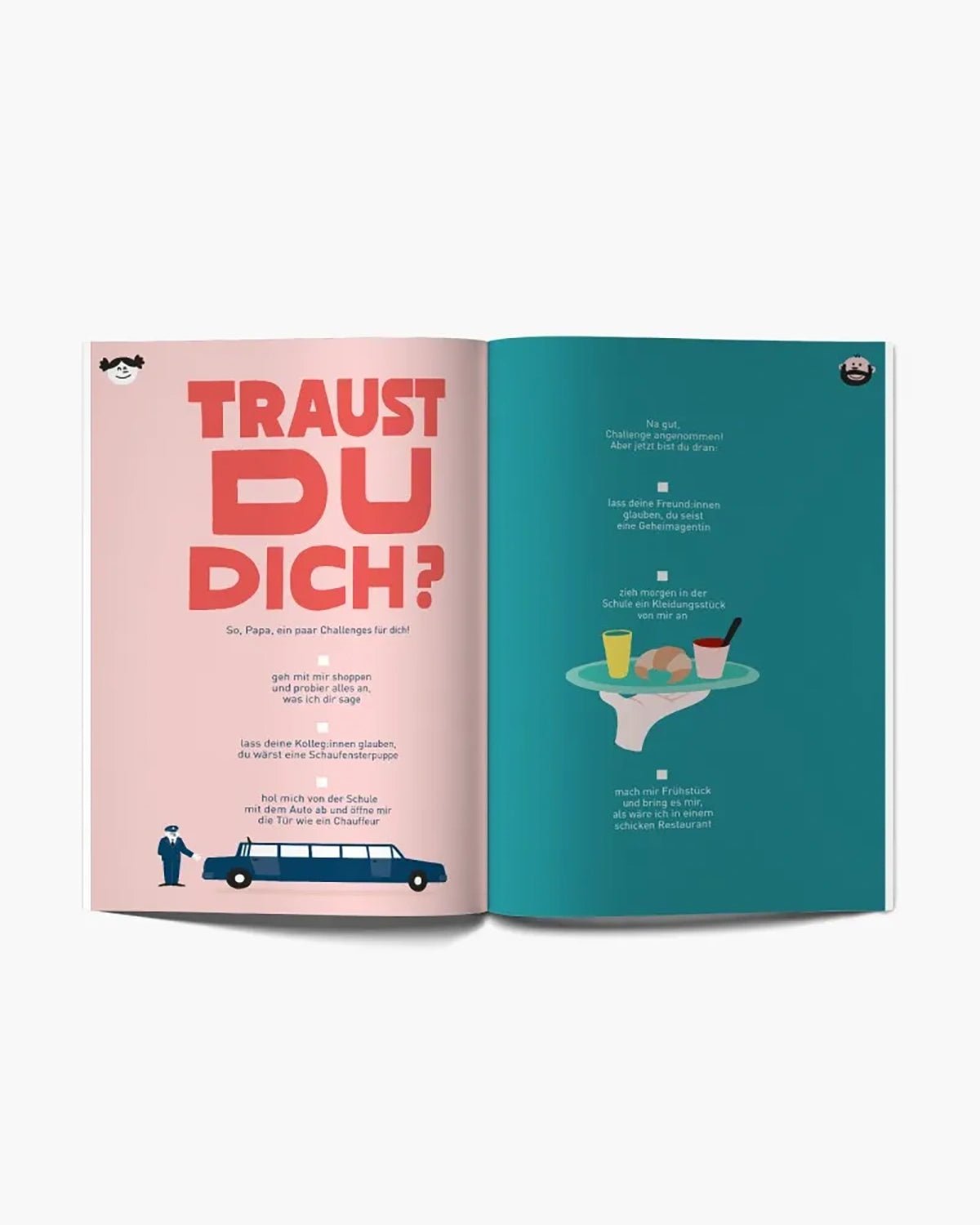 Minus éditions - Ausfüllbuch • Wie der Vater, so die Tochter? - ROSA ECK