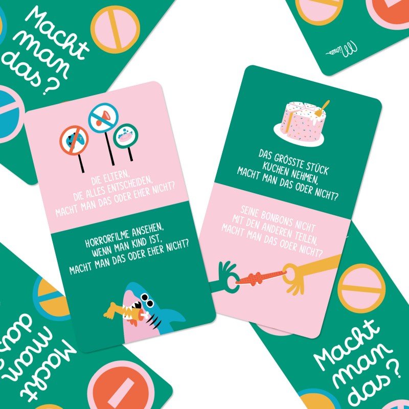 Minus éditions - MACHT MAN DAS? Fragespiel - ROSA ECK - 5 Minuten nur für uns, Karten,