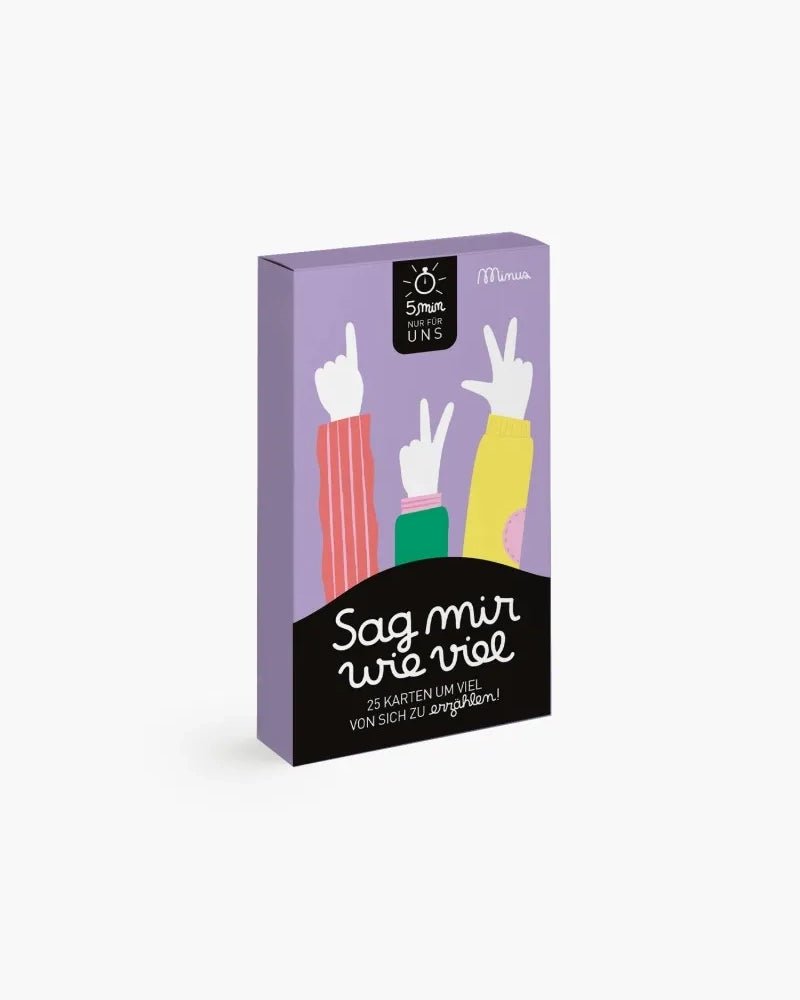 Minus éditions - SAG MIR WIE VIEL Fragespiel - Fragespiel - ROSA ECK Concept Store
