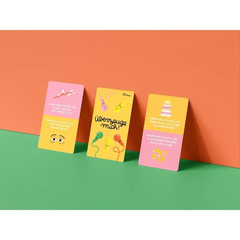 Minus éditions - ÜBERZEUGE MICH Fragespiel - ROSA ECK