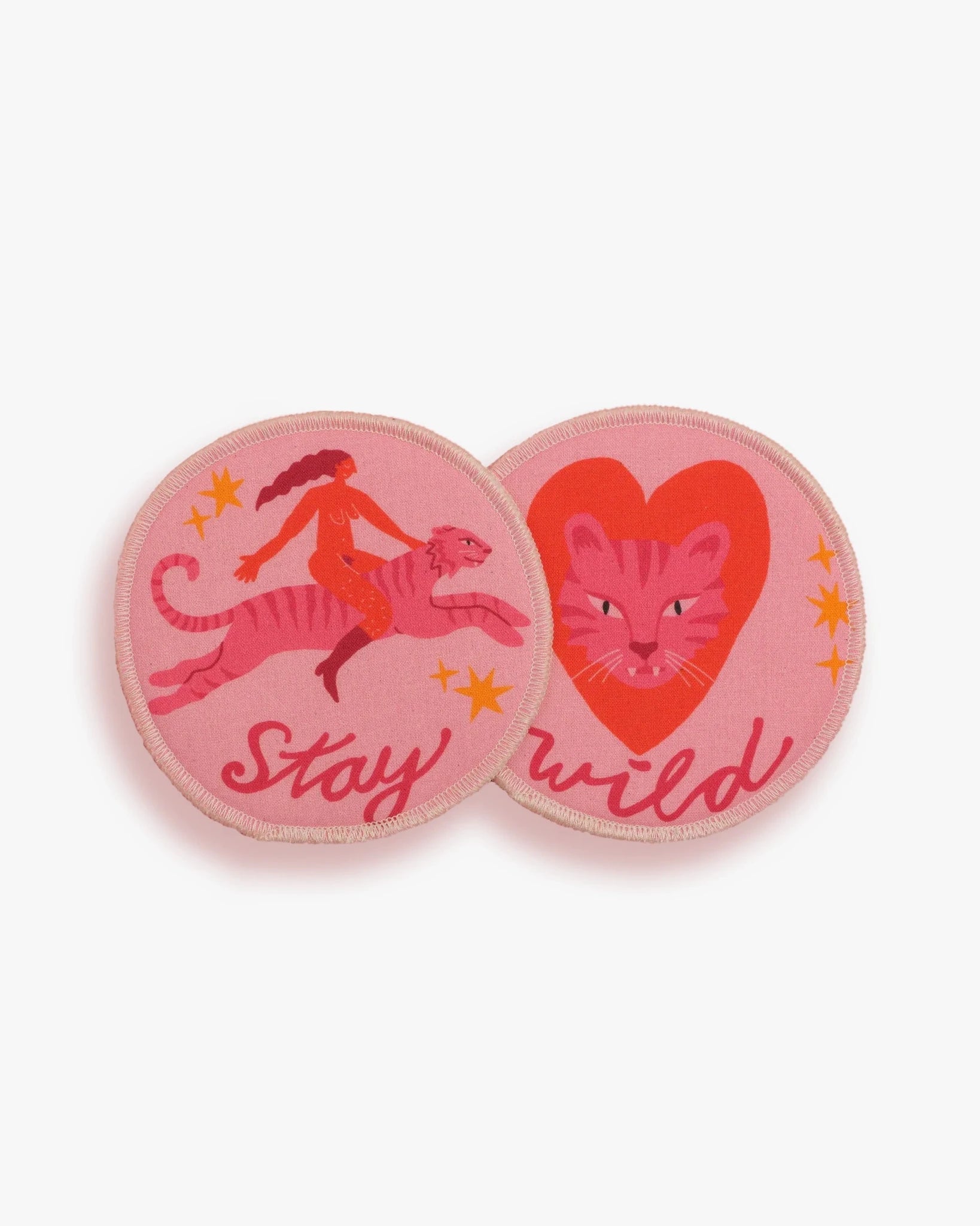 moodie - Waschbare Stilleinlagen (3er - Set) • Stay Wild - ROSA ECK