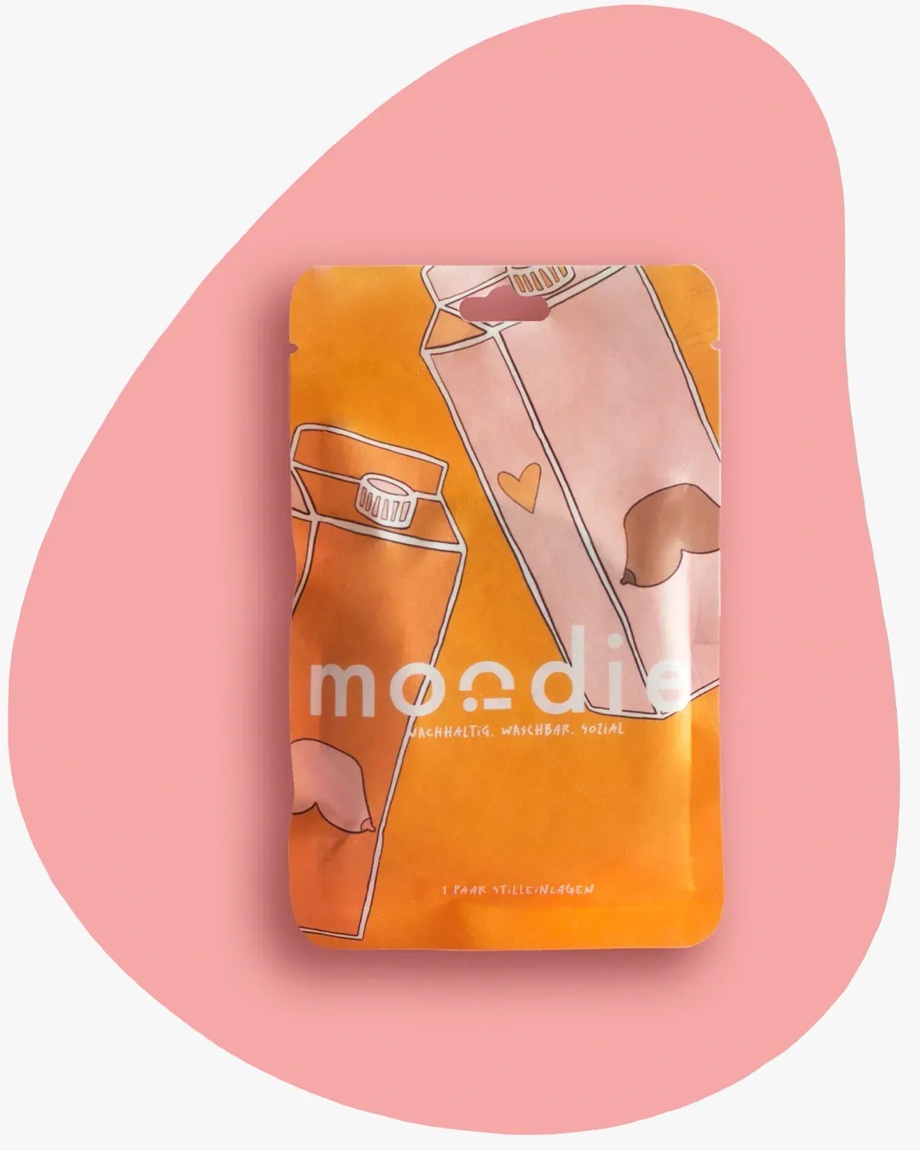 moodie - Waschbare Stilleinlagen • Breastmilk - ROSA ECK
