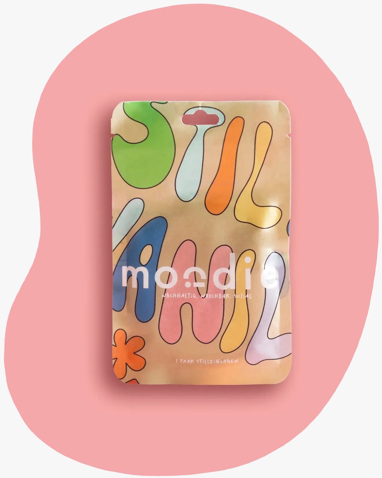 moodie - Waschbare Stilleinlagen • Stilli Vanilli - ROSA ECK