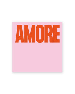 Navucko - AMORE Haftnotizen | Rosa/Rot - Notizblock - ROSA ECK - , ,