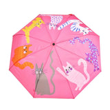 Regenschirm mit Entenkopf • Fuchsia Arty Cats