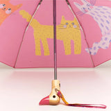 Regenschirm mit Entenkopf • Fuchsia Arty Cats