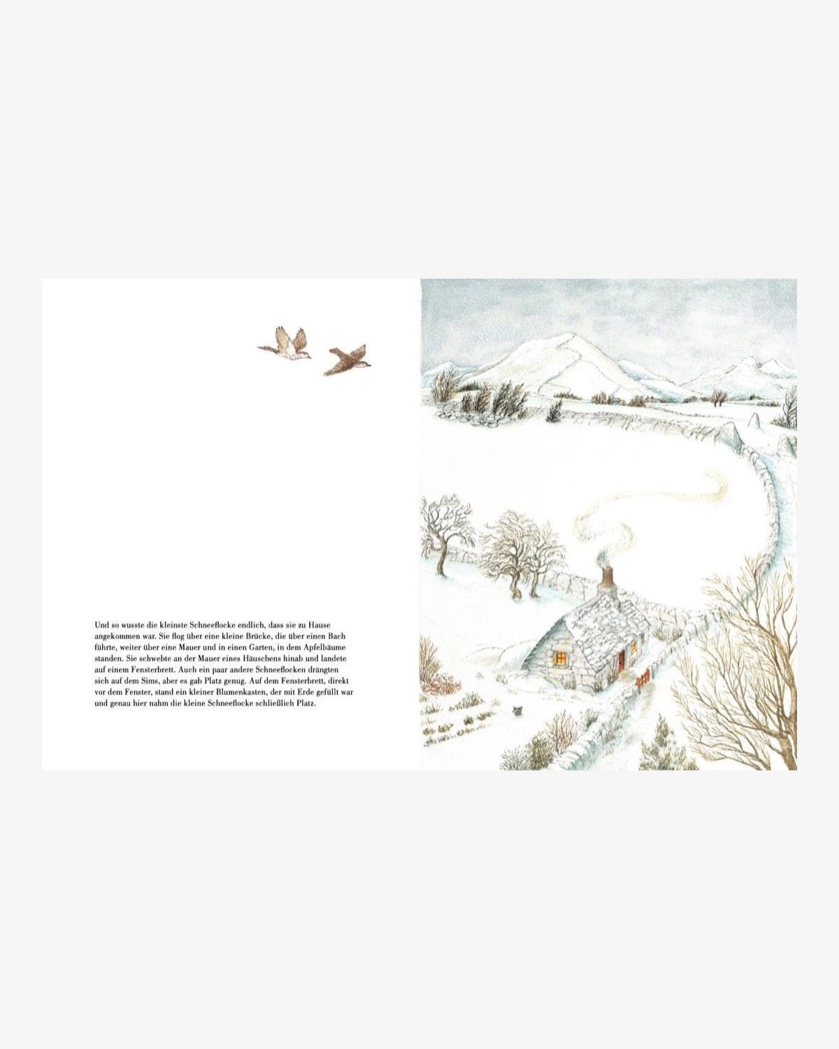 NordSüd Verlag - SCHNEEFLOCKE Kinderbuch - ROSA ECK