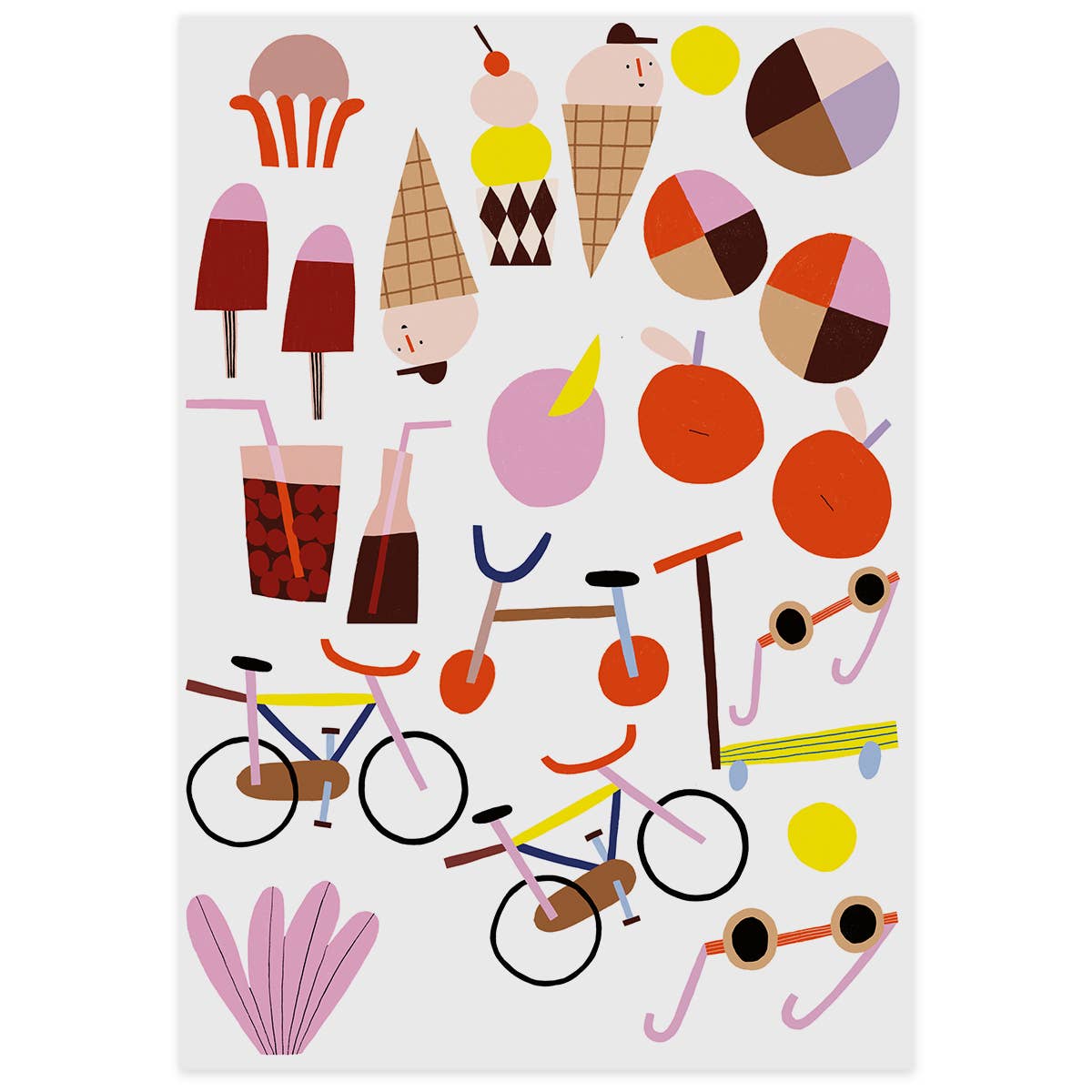 nuukk - SOMMER SPASS Kindertattoos - ROSA ECK - 1.51, ,