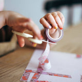 nuukk - SOMMER Washi Tape - ROSA ECK - 1 - 5 €, Lila,