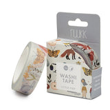 nuukk - LITTLE PIEP Washi Tape - ROSA ECK - Blau, Vogel,