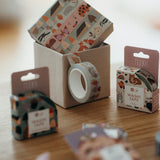 nuukk - LITTLE PIEP Washi Tape - ROSA ECK - Blau, Vogel,