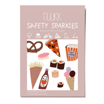 nuukk - Reflektierende Sticker • Fast Food - ROSA ECK