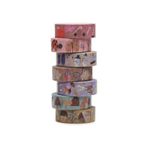 nuukk - SOMMER Washi Tape - ROSA ECK - 1 - 5 €, Lila,