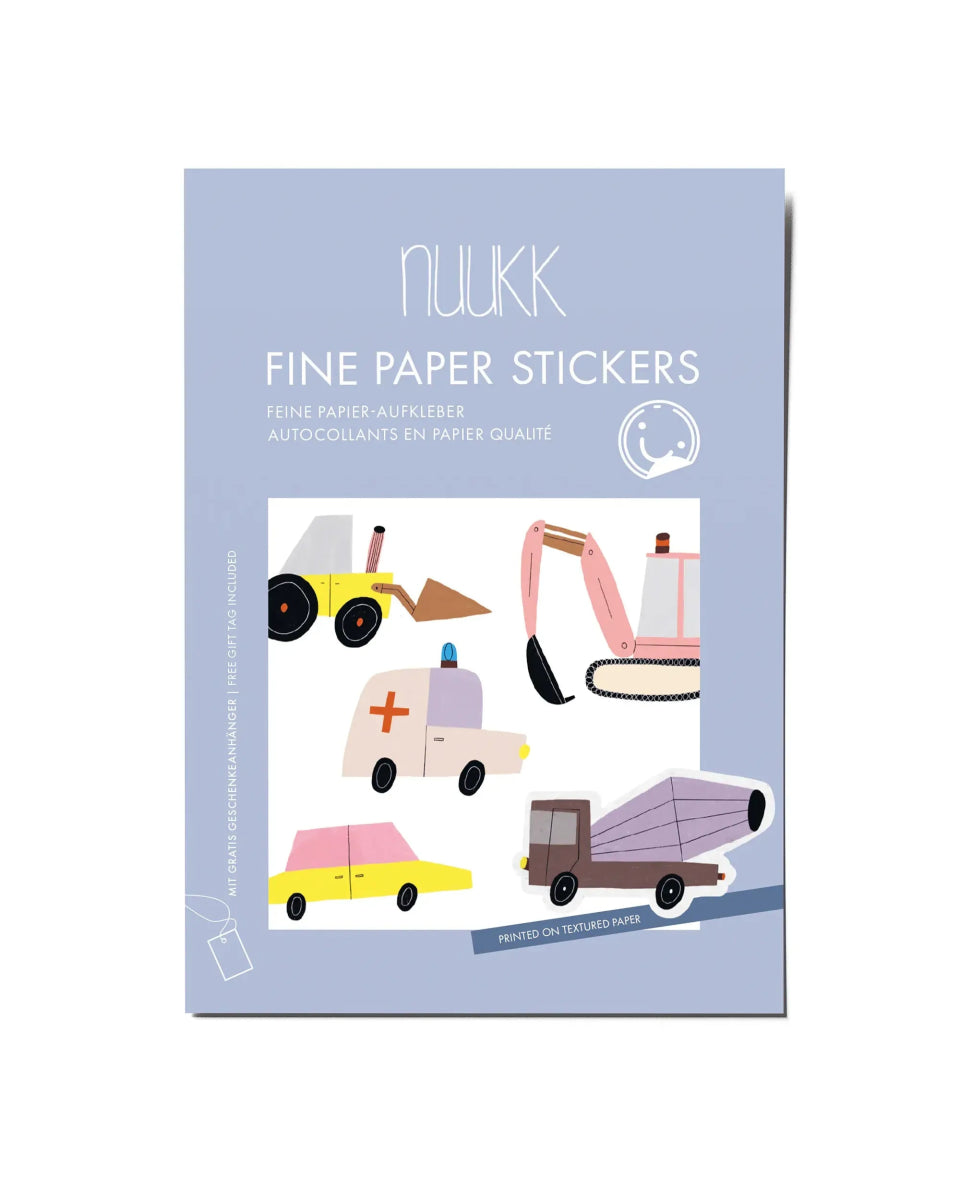 nuukk - Stickerbogen • Autos - Sticker - ROSA ECK Concept Store