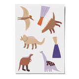 nuukk - Stickerbogen • Dinosaurs (3 Bögen) - ROSA ECK