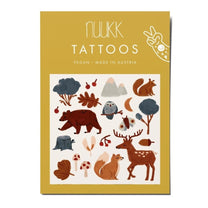 nuukk - WALDTIERE Kindertattoos - ROSA ECK - 1.32, Elena Comte,