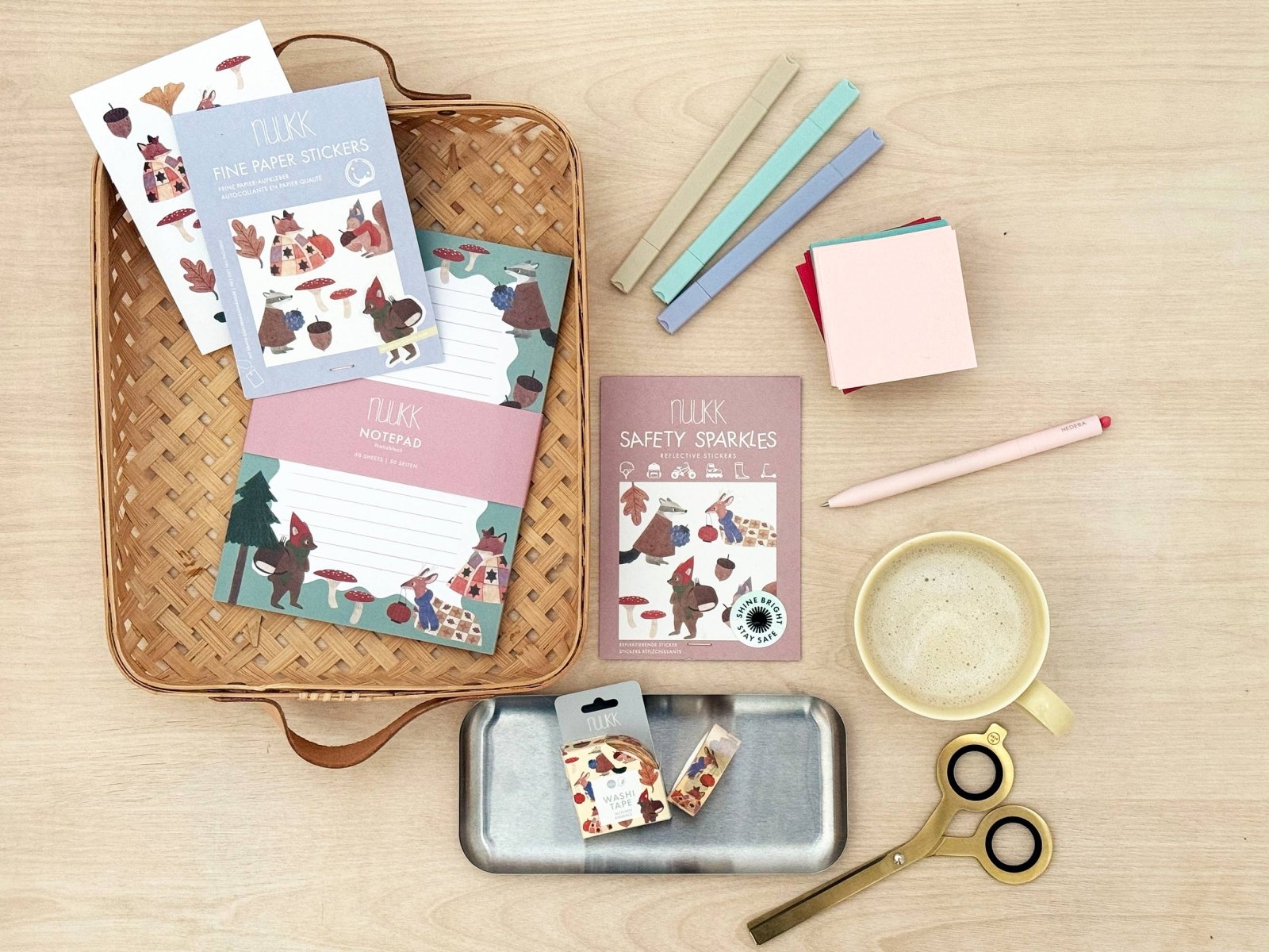 nuukk - Washi Tape • Waldtiere - ROSA ECK