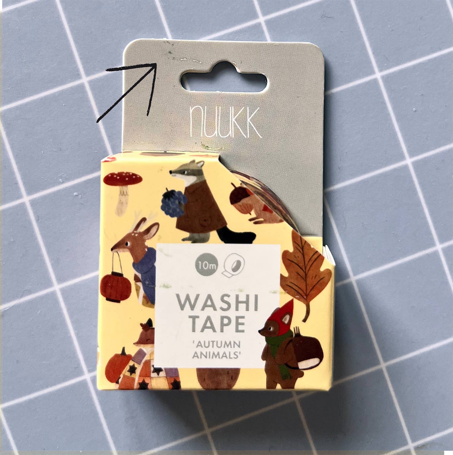 nuukk - Washi Tape • Waldtiere - ROSA ECK