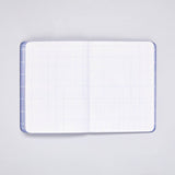 nuuna - BREAK THE GRID Notebook (A6+) Blau - ROSA ECK - Blau, Papier, S