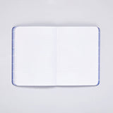 nuuna - BREAK THE GRID Notebook (A6+) Blau - ROSA ECK - Blau, Papier, S