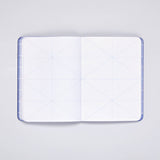 nuuna - BREAK THE GRID Notebook (A6+) Blau - ROSA ECK - Blau, Papier, S