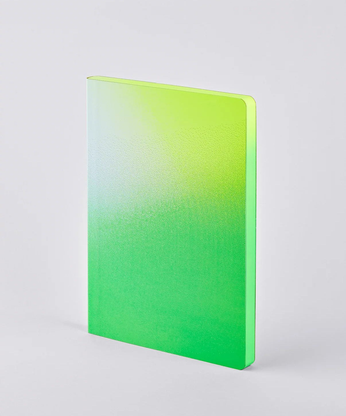 nuuna - COLOUR CLASH Notizbuch (A5+) Fresh - ROSA ECK - Grün, L,